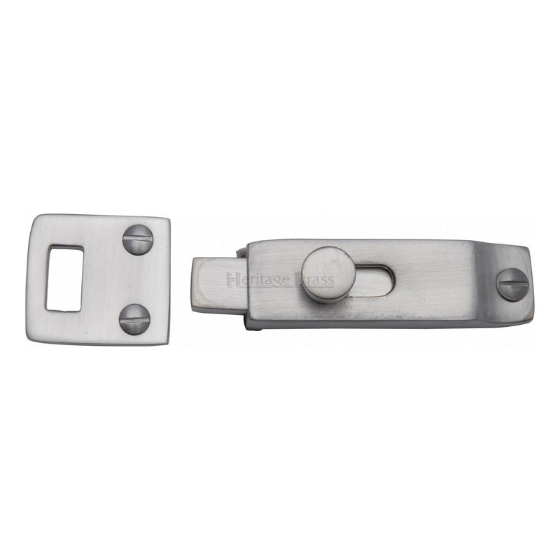 Heritage Brass Slide Bolt  Satin Chrome finish - C1686-SC