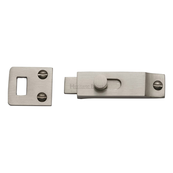 Heritage Brass Slide Bolt Satin Nickel finish
 - C1686-SN