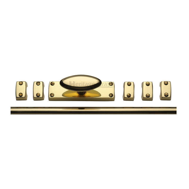 Heritage Brass Espagnolette Bolt Polished Brass finish
 - C1688-PB