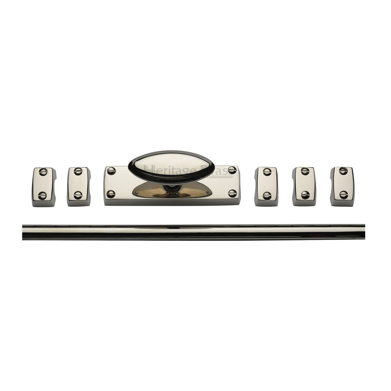 Heritage Brass Espagnolette Bolt Polished Nickel finish
 - C1688-PNF