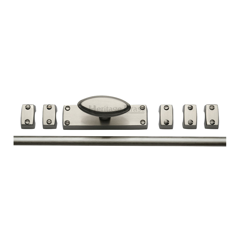 Heritage Brass Espagnolette Bolt Satin Nickel finish
 - C1688-SN