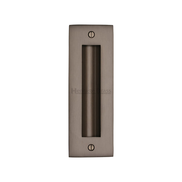 Flush Pull Handle 6" Matt Bronze finish - C1820 6-MB