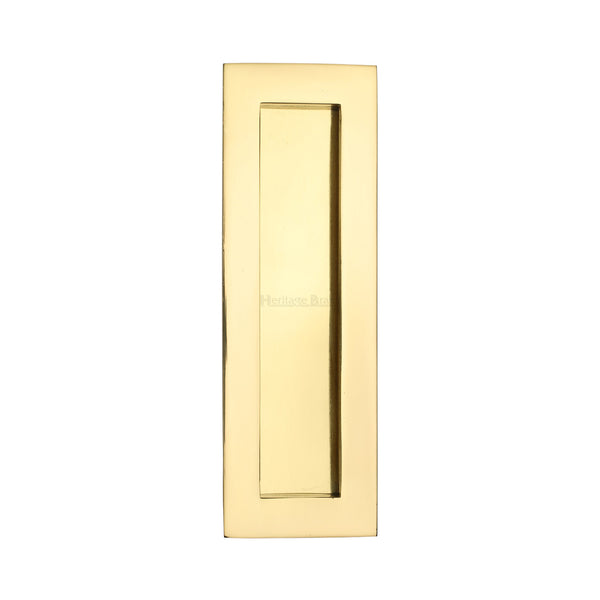 6" Flush Handle Polished Brass - C1855 175-PB