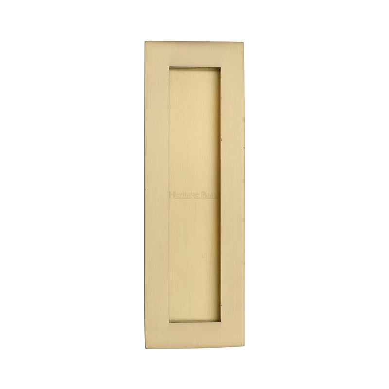 6" Flush Handle Satin Brass - C1855 175-SB