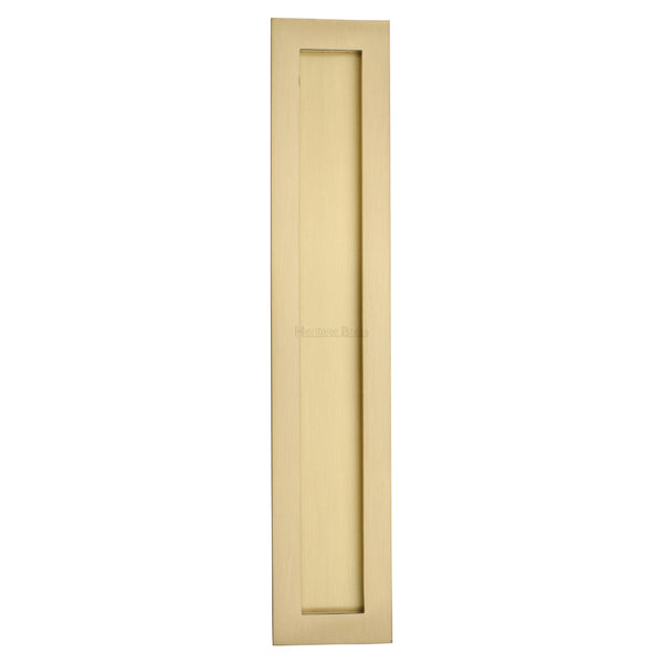 12" Flush Handle Satin Brass - C1855 300-SB