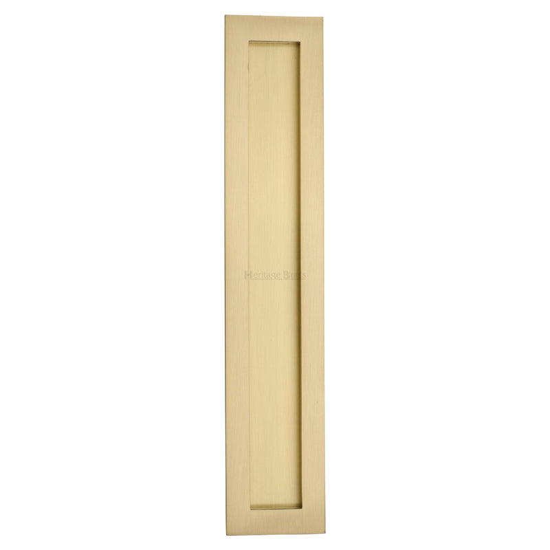 12" Flush Handle Satin Brass - C1855 300-SB