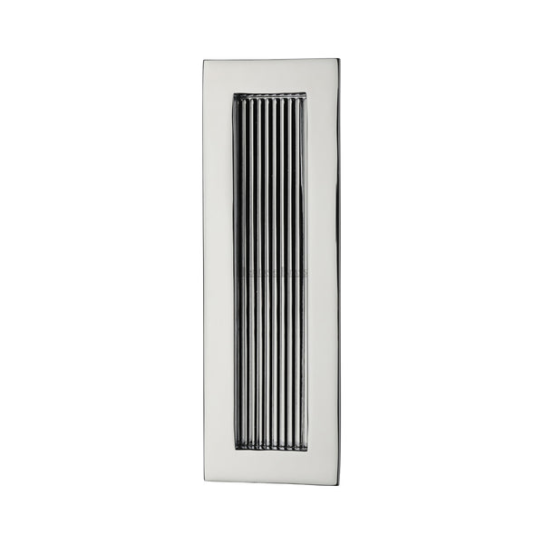 Reeded Rectangular Flush Pull 175 x 58mm Polished Chrome finish
 - C1865 175-PC