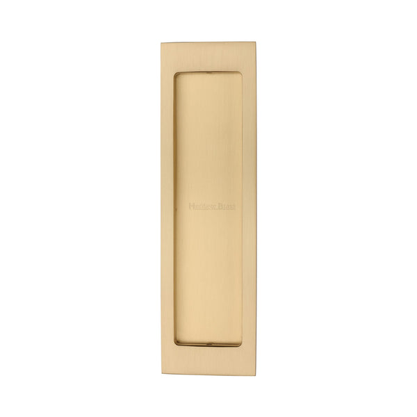 Flush Pull 197mm Satin Brass finish
 - C1872-SB