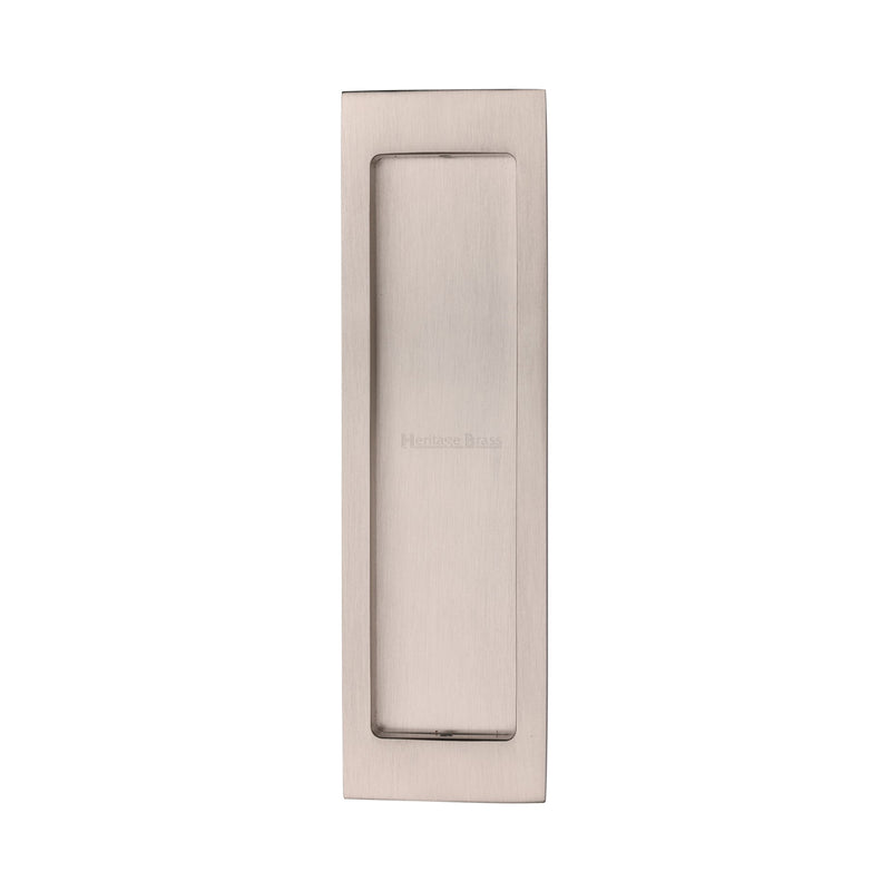 Flush Pull 197mm Satin Nickel finish
 - C1872-SN