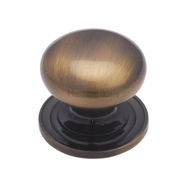 Heritage Brass Cabinet Knob Round Design 48mm Antique finish - C2240 48-AT - Choice Handles