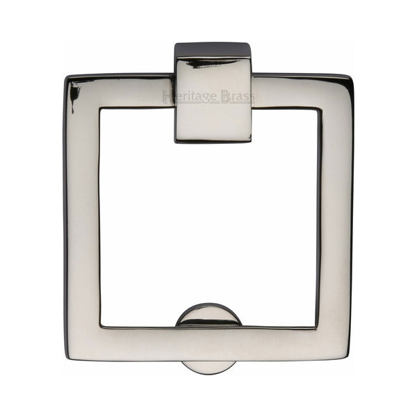 Heritage Brass Square Drop Pull Polished Nickel finish - C6311-PNF - Choice Handles