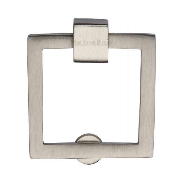 Heritage Brass Square Drop Pull Satin Nickel finish - C6311-SN - Choice Handles