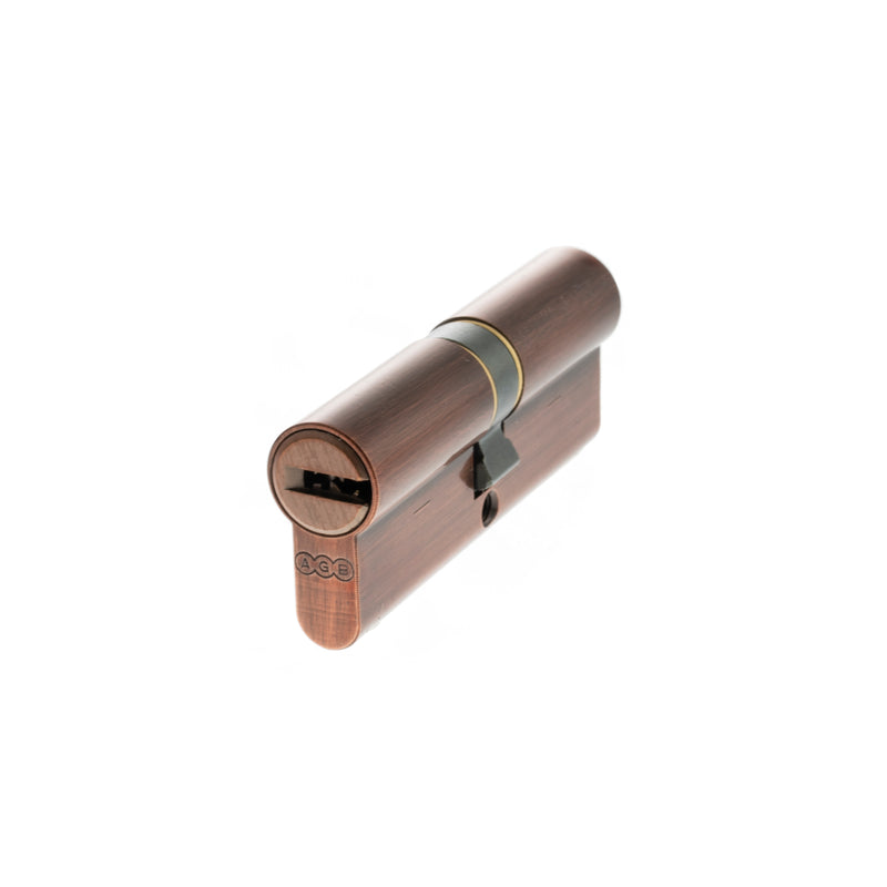 AGB 15 Pin Double Euro Cylinder 40-40mm (80mm) - Copper - CA00023535