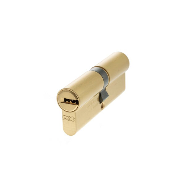 AGB 15 Pin Double Euro Cylinder 40-40mm (80mm) - Satin Brass - CA00083535