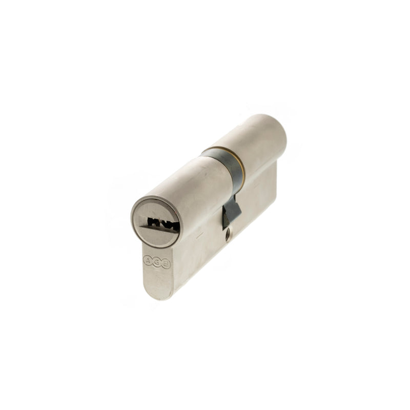 AGB 15 Pin Double Euro Cylinder 40-40mm (80mm) - Satin Nickel - CA00163535