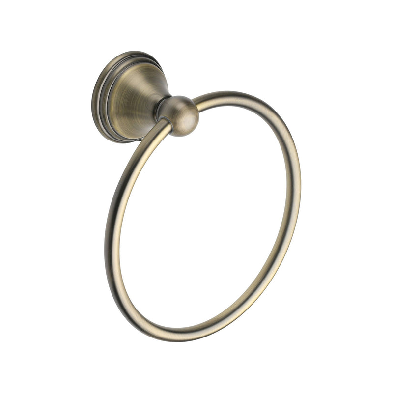 Cambridge Wall Mounted Towel Ring, Towel Holder for Kitchen and Bathroom. Matt Antique finish - CAM-RING-MA