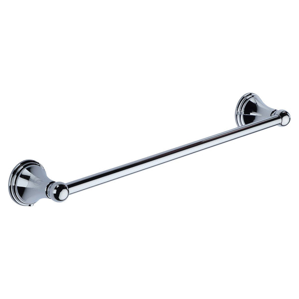 Cambridge 45cm Towel Bar Rail. Wall Mounted for Bathroom and Kitchen. Polished Chrome Finish - CAM-TOWEL-45-PC