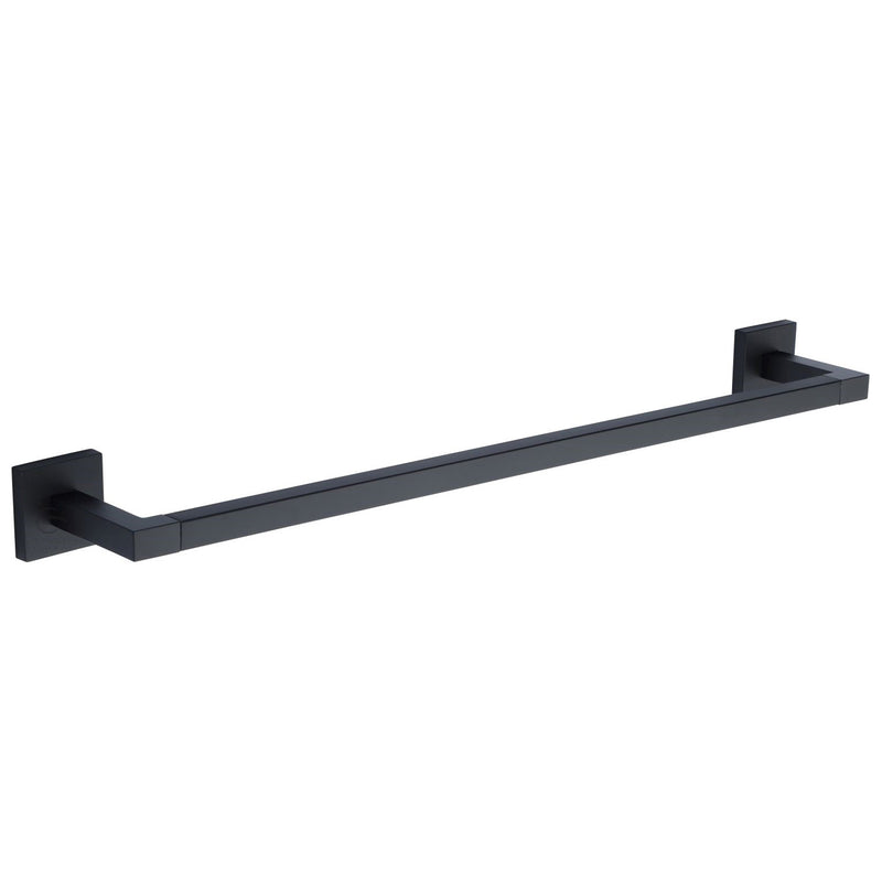 Chelsea 60cm Towel Bar Rail. Wall Mounted for Bathroom and Kitchen. Black Finish
 - CHE-TOWEL-60-BL