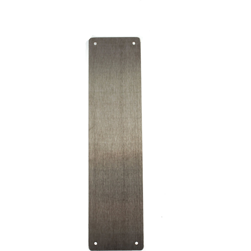 CleanTouch Finger Plate Pre drilled with screws 300mm x 75mm - Satin Stainless Steel - CTAFP30075SSS