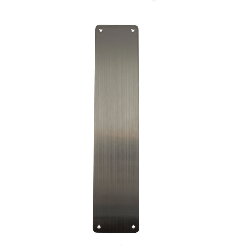 CleanTouch Finger Plate Pre drilled with screws 350mm x 75mm - Satin Stainless Steel - CTAFP35075SSS