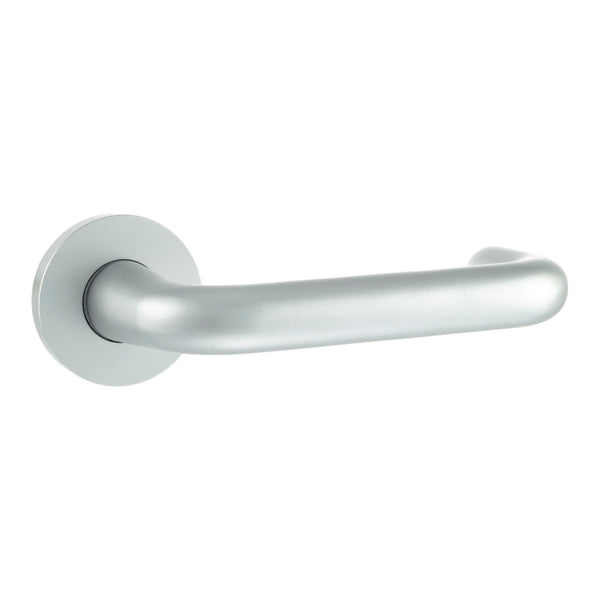 CleanTouch Anti-Bac RTD Safety Lever on Round Rose - Satin Stainless Steel - CTLOR19RTDSSS