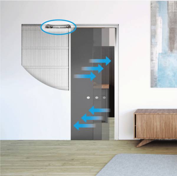 Ermetika Absolute EvoKit Frameless Pocket Door System Easy-Stop Soft Closing Kit 50kg - EACC333