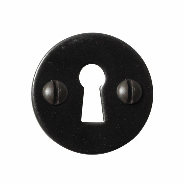 Stonebridge - Round Uncovered Escutcheon Armor Coat ® Flat Black - FB113 - Choice Handles