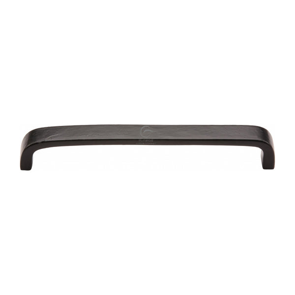 The Cabinet Pull D Shaped 203mm Black Iron - FB341 203