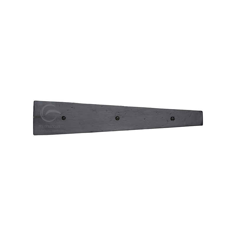 Black Iron Straight Dummy Hinge - 308mm - FB416 308