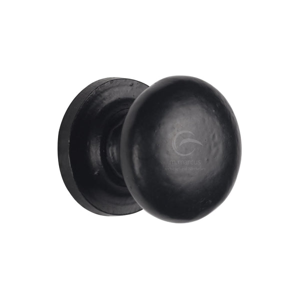 The Cabinet Knob Round Design 32mm Black Iron - FB613 32 - Choice Handles