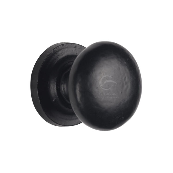 The Cabinet Knob Round Design 38mm Black Iron - FB613 38 - Choice Handles