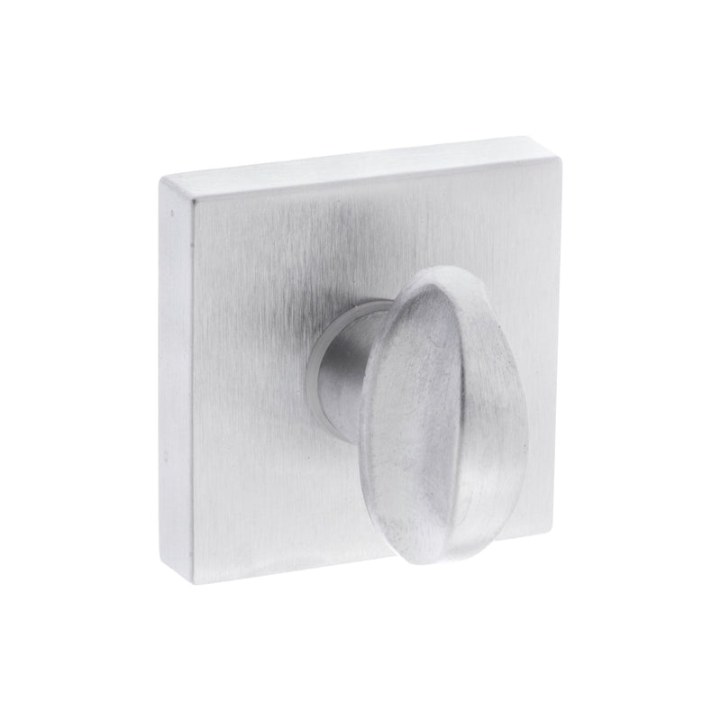 CleanTouch Anti-Bac WC Turn and Release on Minimal Square Rose - Satin Chrome - CTFMSWCSC