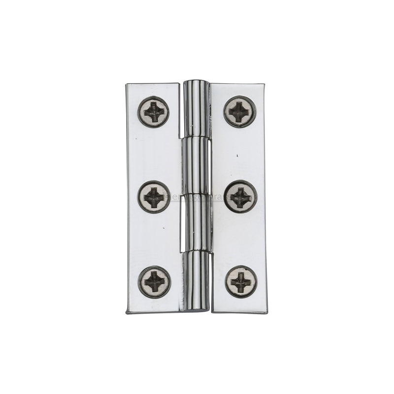 Heritage Brass Cabinet Hinge Brass 1 1/2 Polished Chrome finish
 - HG99-110-PC