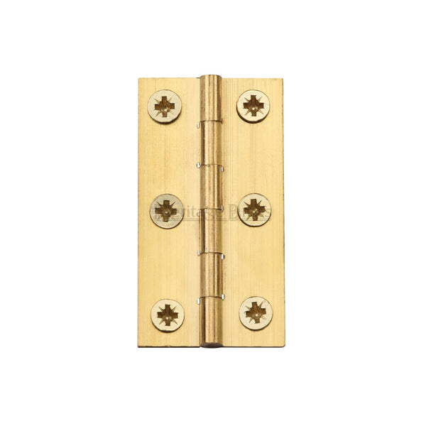 Heritage Brass Hinge Brass 2 X 1 1/8 Natural Brass finish
 - HG99-115-Natural Brass