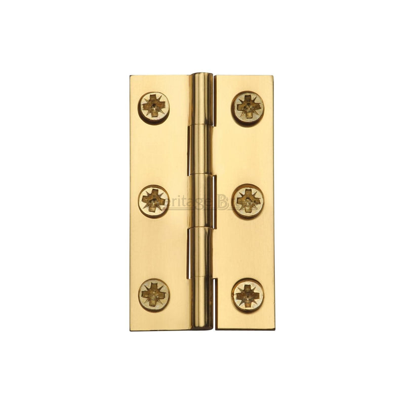 Heritage Brass Hinge Brass 2 X 1 1/8 Polished Brass finish
 - HG99-115-PB