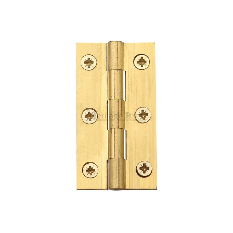 Heritage Brass Hinge Brass 2 1/2 x 1 3/8 Natural Brass finish
 - HG99-120-Natural Brass