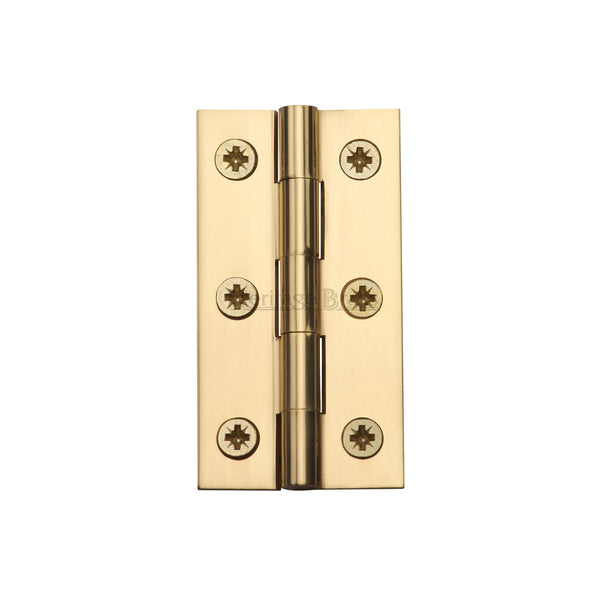 Heritage Brass Hinge Brass 2 1/2 x 1 3/8 Polished Brass finish
 - HG99-120-PB