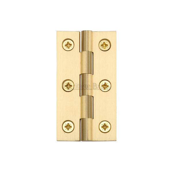 Heritage Brass Cabinet Hinge Brass 1" Satin Brass finish - HG99-100-SB