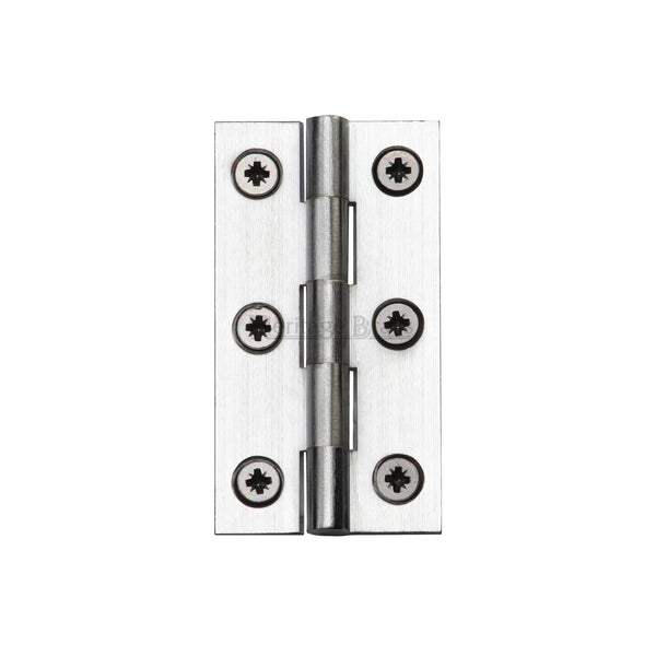 Heritage Brass Hinge Brass 2 1/2 x 1 3/8 Satin Chrome finish
 - HG99-120-SC