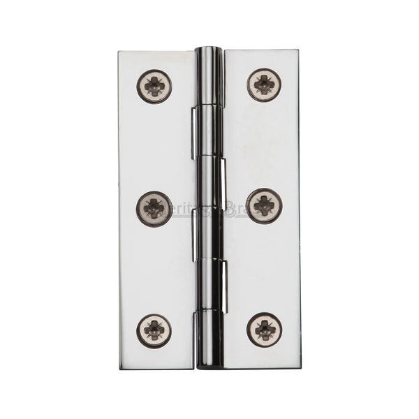 Heritage Brass Hinge Brass 3 x 1 5/8 Polished Chrome finish
 - HG99-125-PC