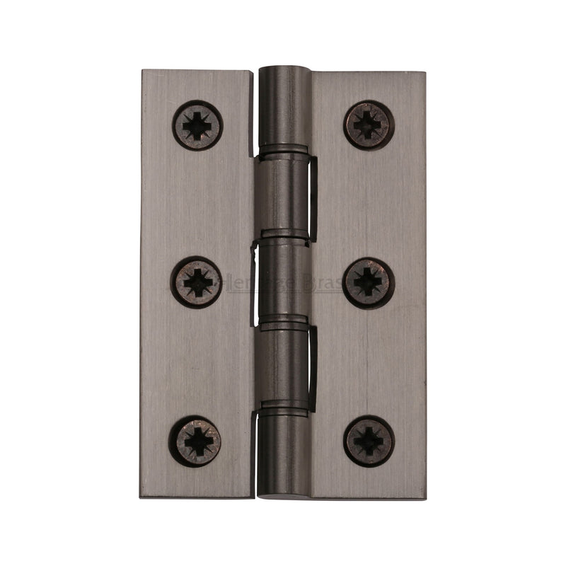 Heritage Brass Hinge Brass with Phosphor Washers 3" x 2" Matt Bronze finish - HG99-345-MB