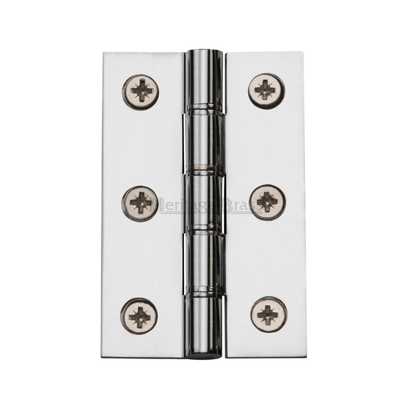 Heritage Brass Hinge Brass with Phosphor Washers 3" x 2" Polished Chrome finish - HG99-345-PC