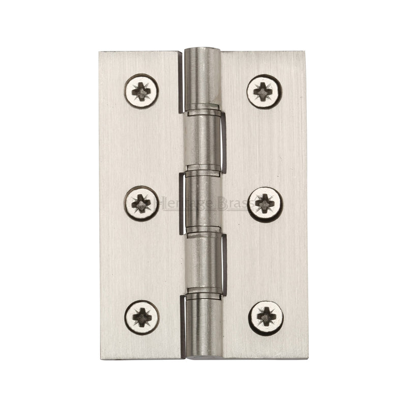 Heritage Brass Hinge Brass with Phosphor Washers 3" x 2" Satin Nickel finish - HG99-345-SN