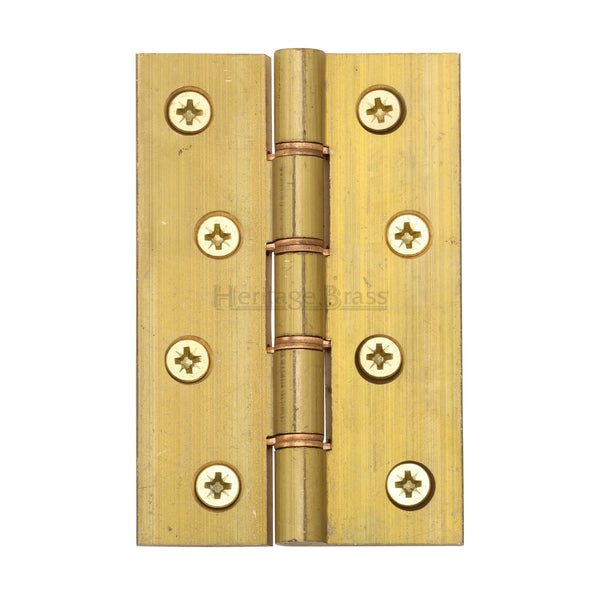 Heritage Brass Hinge Brass with Phosphor Washers 4" x 2 5/8" Natural Brass finish - HG99-350-Natural Brass