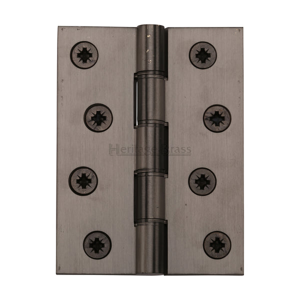 Heritage Brass Hinge Brass with Phosphor Washers 4" x 3" Matt Bronze finish - HG99-355-MB