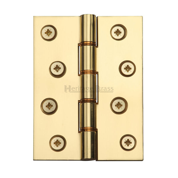 Heritage Brass Hinge Brass with Phosphor Washers 4 x 3 Polished Brass finish
 - HG99-355-PB