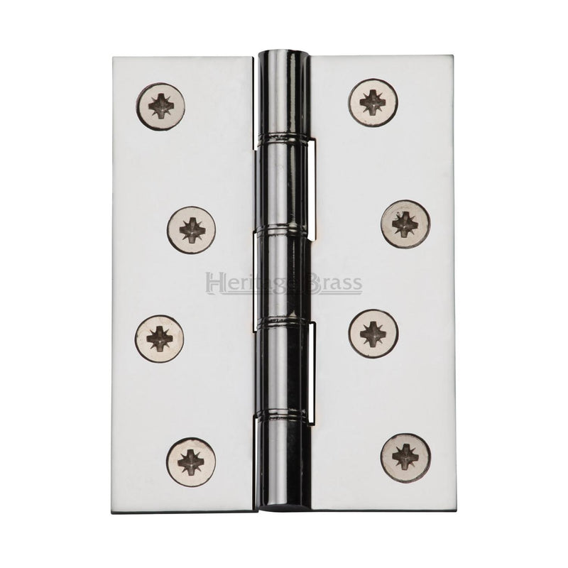 Heritage Brass Hinge Brass with Phosphor Washers 4" x 3" Polished Chrome finish - HG99-355-PC