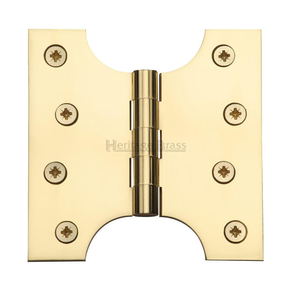 Heritage Brass Parliament Hinge Brass 4" x 2" x 4" Polished Brass finish - HG99-385-PB