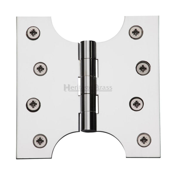 Heritage Brass Parliament Hinge Brass 4 x 2 x 4 Polished Chrome finish
 - HG99-385-PC