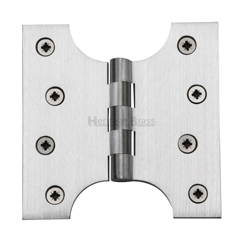 Heritage Brass Parliament Hinge Brass 4 x 2 x 4 Satin Chrome finish
 - HG99-385-SC